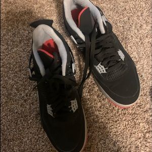 Jordan 4s red and black